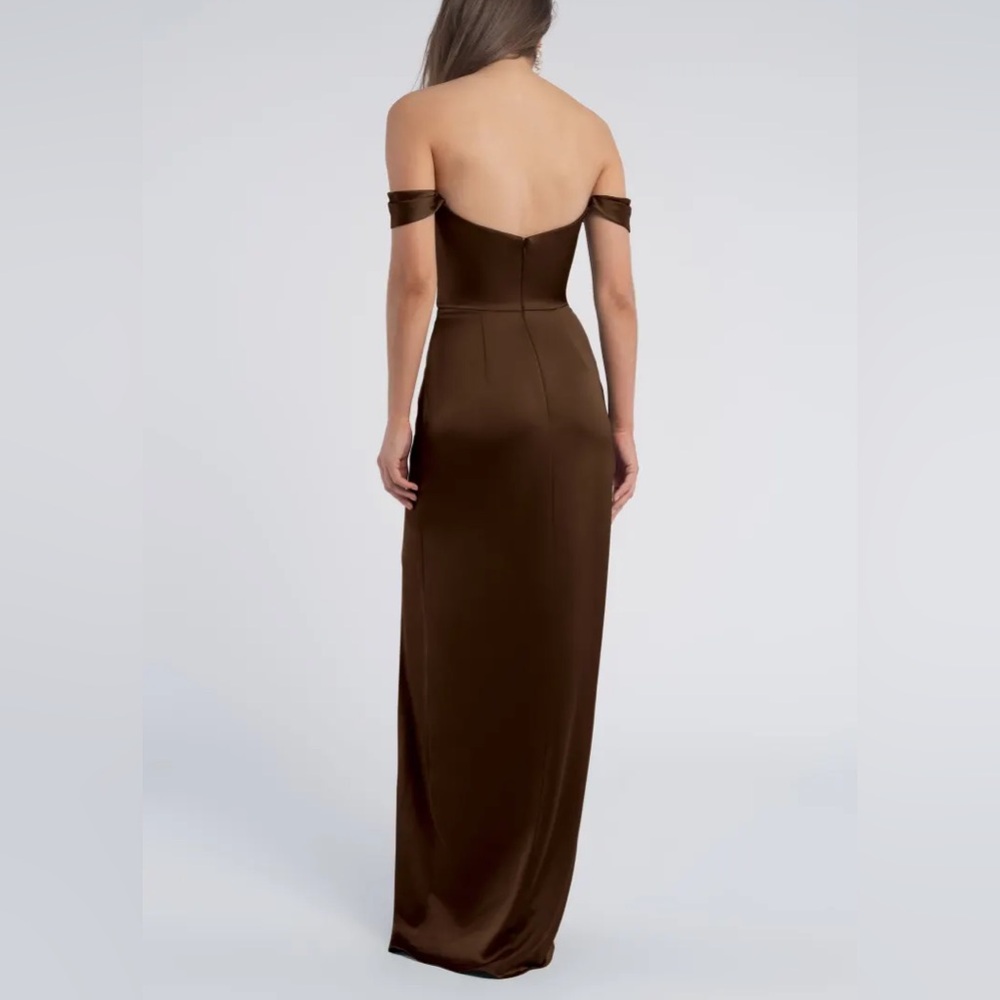 JENNY YOO SAWYER BRIDESMAID GOWN EUCALYPTUS Size 4 - Picture 2 of 8